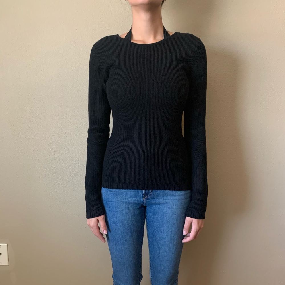 Lululemon Black Reversible Yoga Sweater